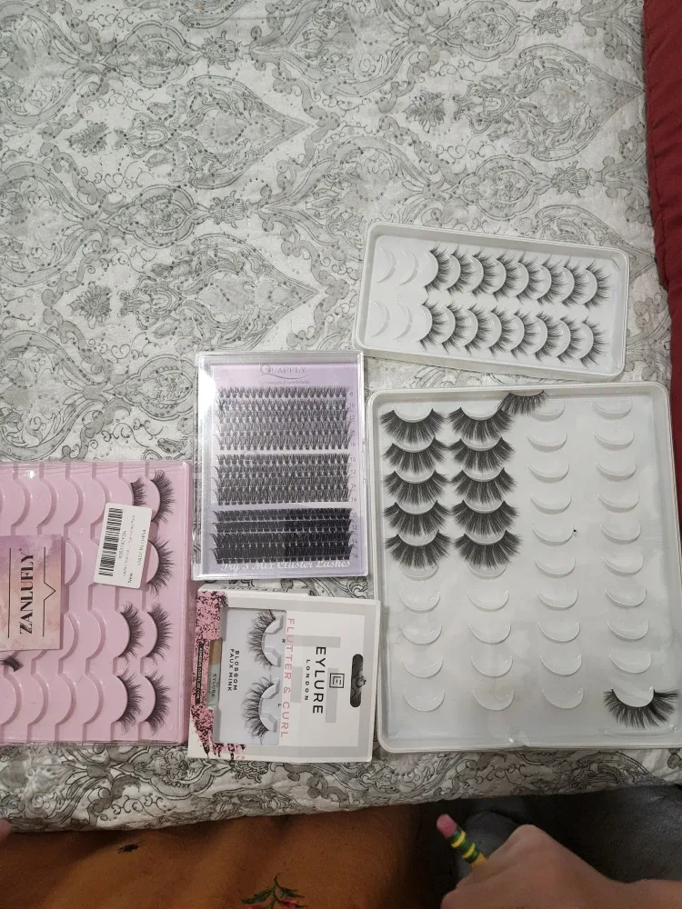 Mixed Lot of Eyelashes - Zanlufly, Eylure
