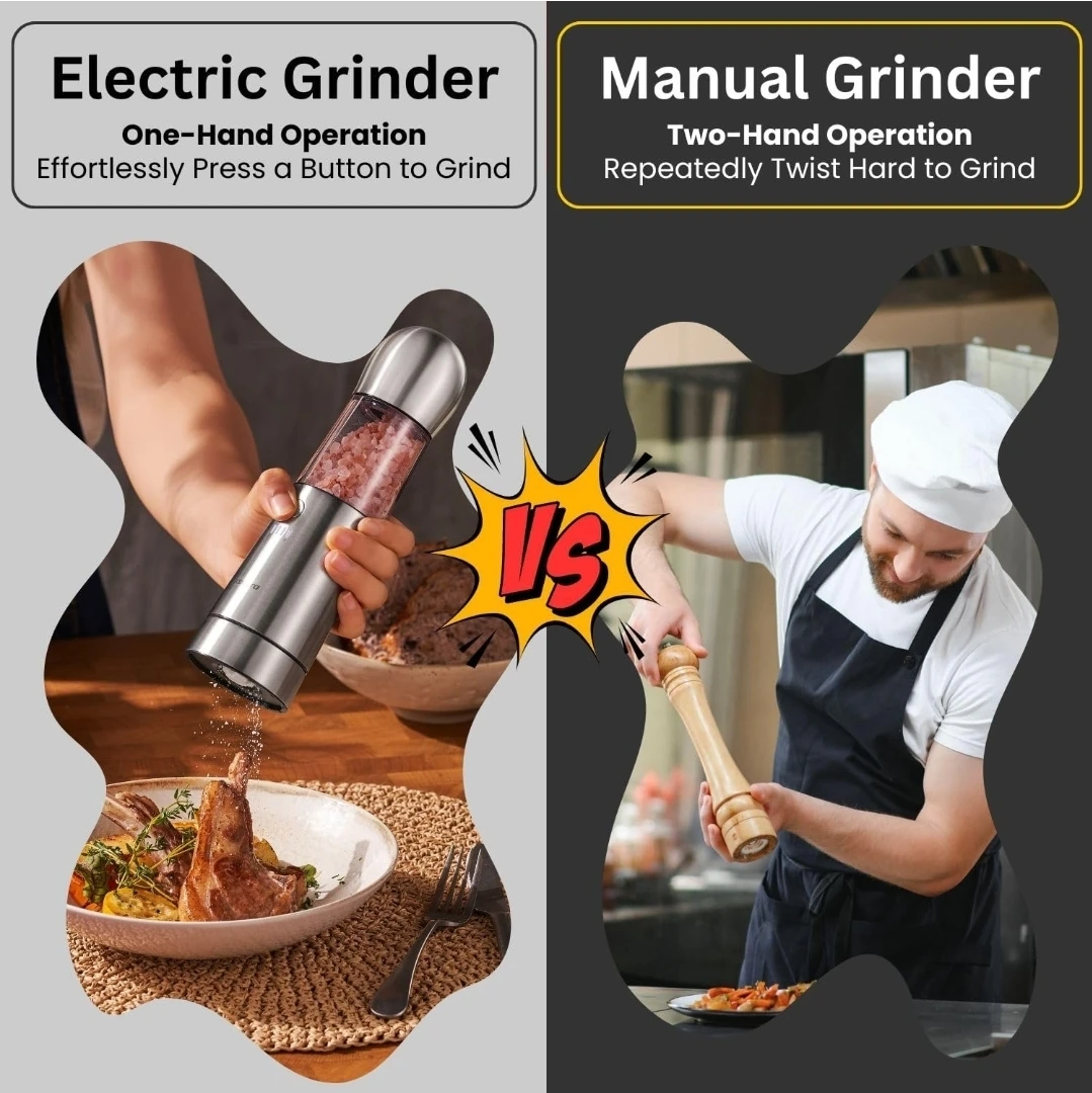 Cospopro Electric Salt & Pepper Grinder - photo 3