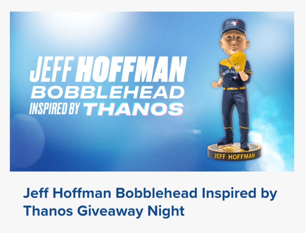 Jeff Hoffman Bobblehead Inspired by Thanos - New in box - photo 2
