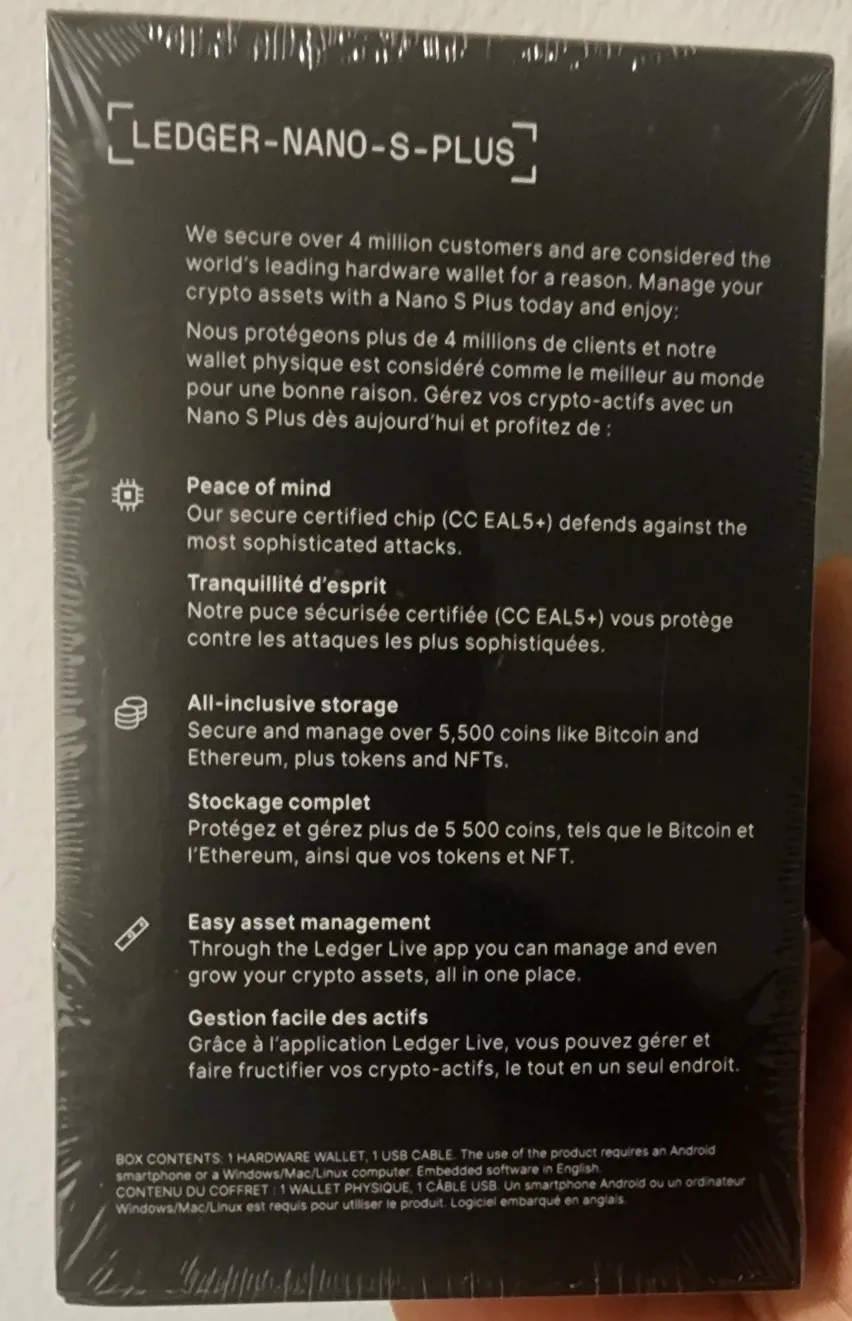 New Ledger Nano S Plus Crypto Hardware Wallet image indicator(2)