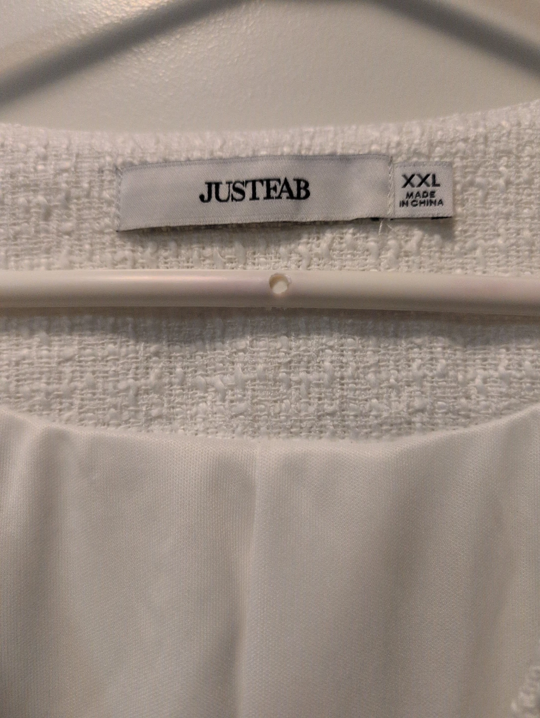 JustFab White Blazer Dress - XXL - photo 2