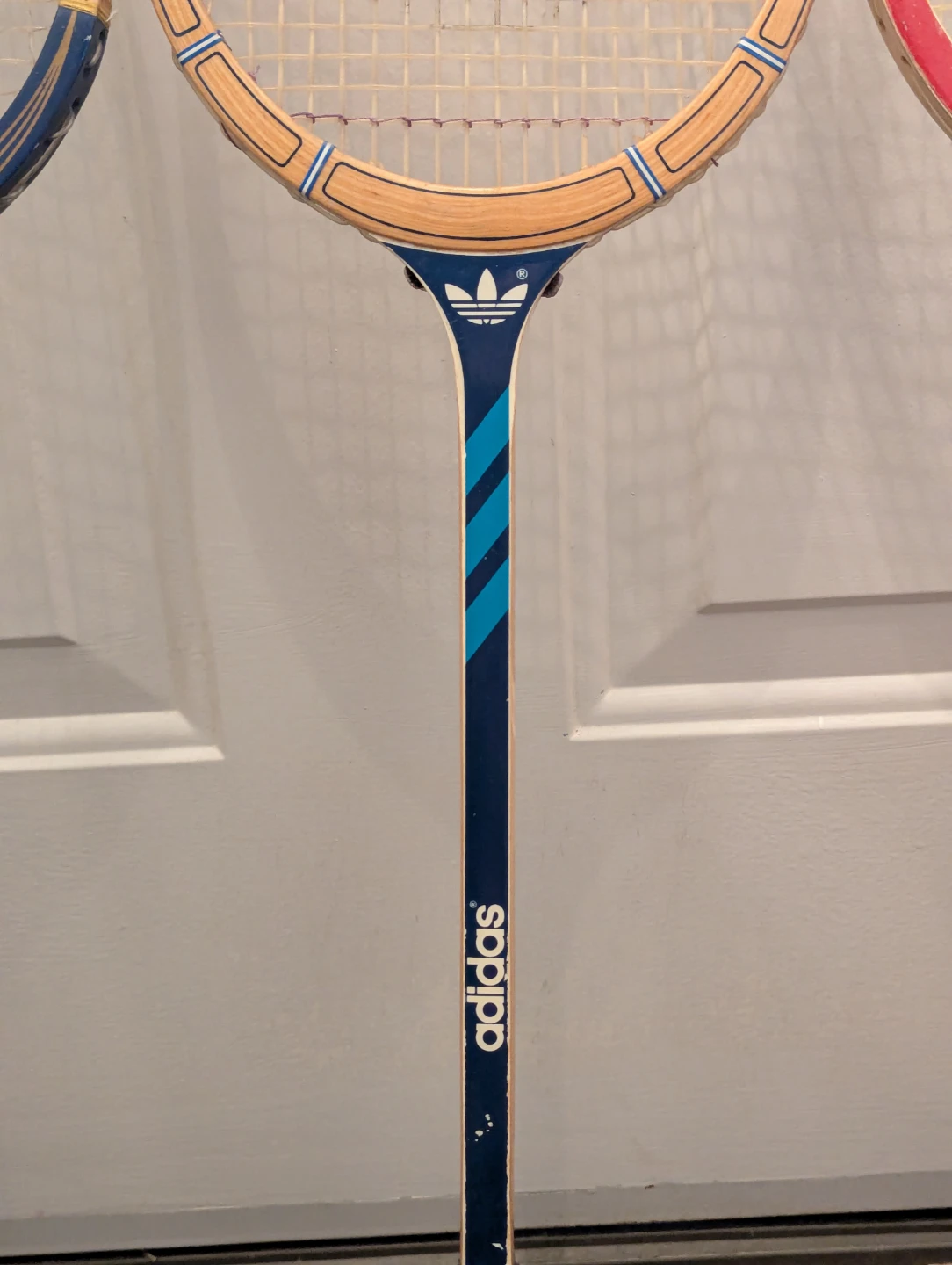 Vintage Wooden Badminton Racquets Kawasaki Slazinger Adidas - photo 3
