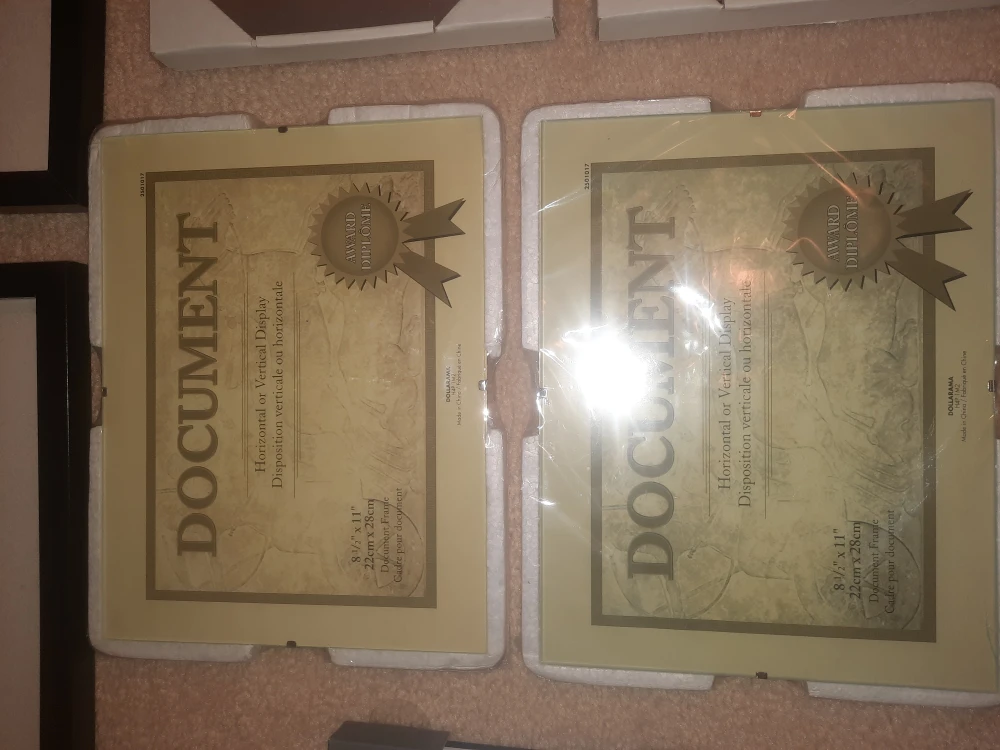 Picture Frames & Document Frames #cleanout - photo 3