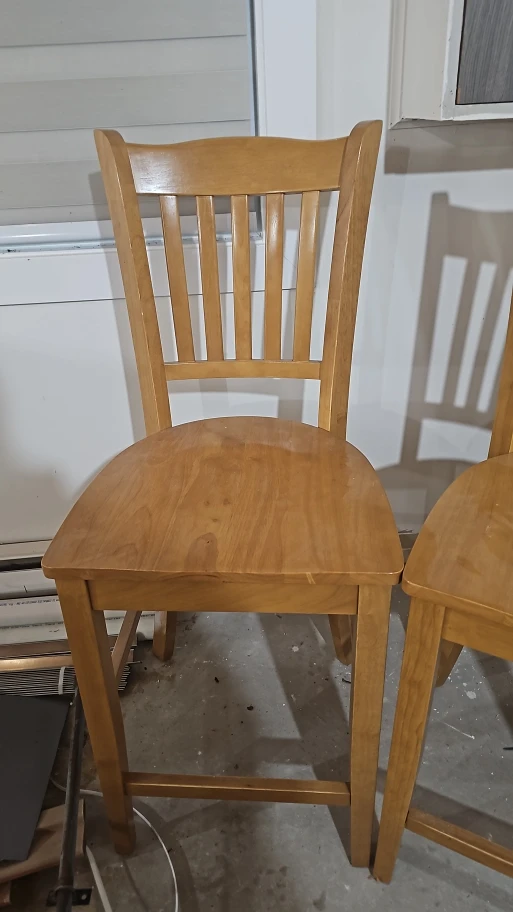 Wooden Bar Stools - Set of 2 - photo 3