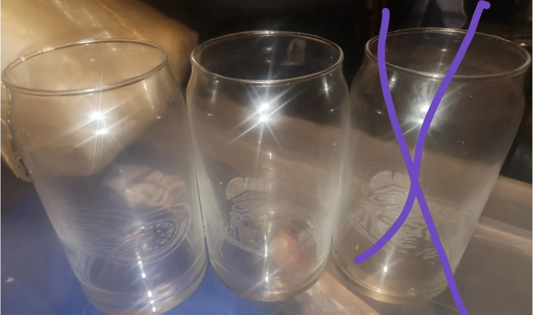 Detroit Red Wings Beer Can Glasses (Set of 2)