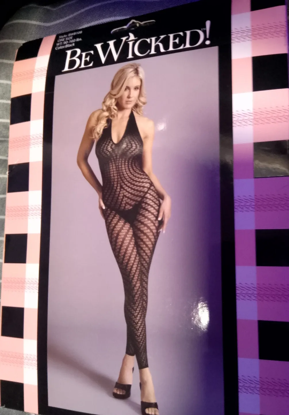 #Cleanout-Be Wicked Halter Bodystocking - New in Package!