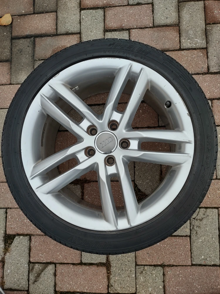 #cleanout Audi Alloy Wheels with Tires - Set of 4 - photo 5