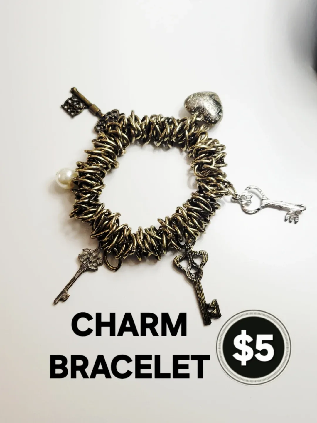 Key Charm Bracelet