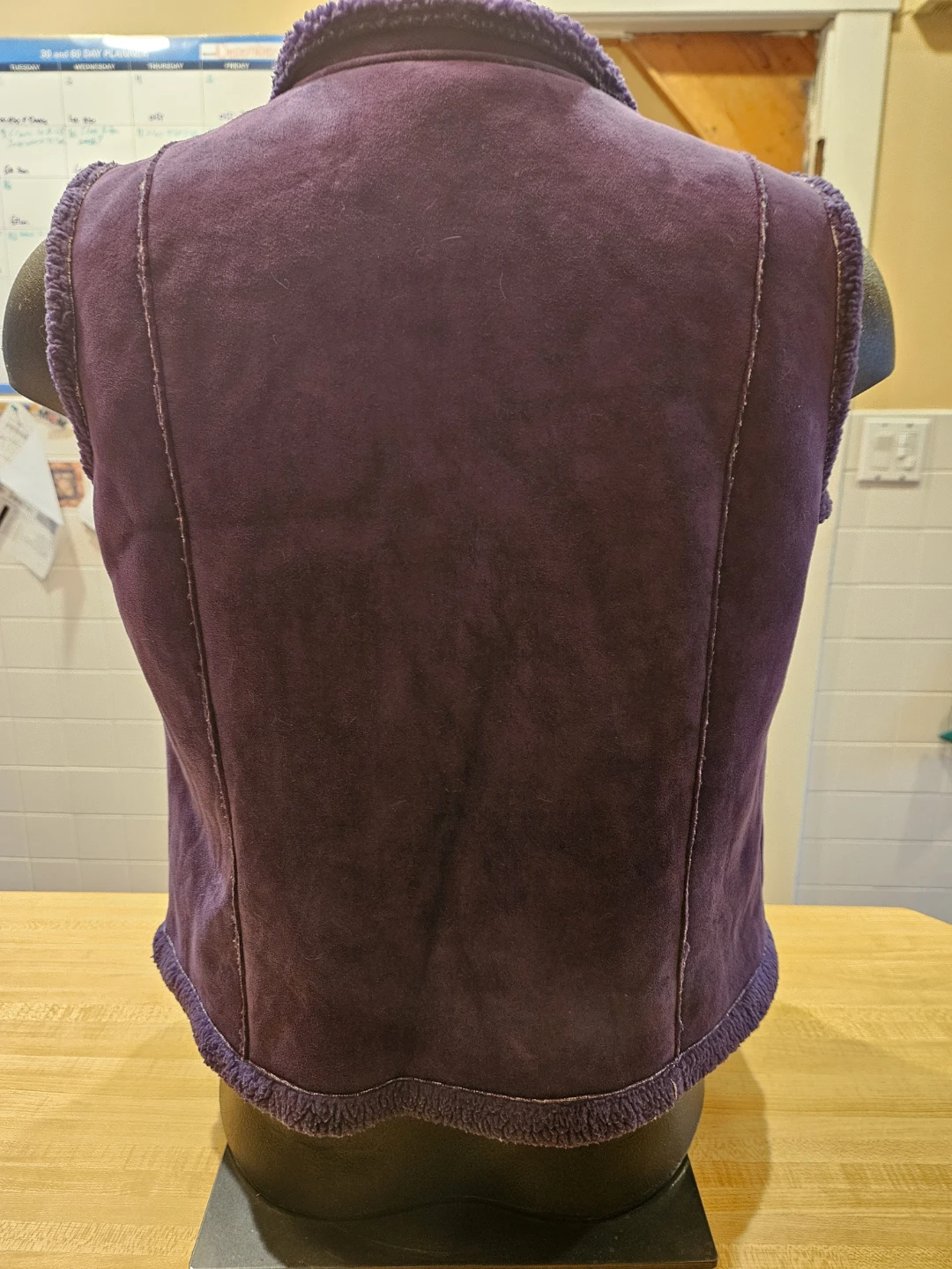 Coldwater Creek Purple Vest - Size PL - photo 2