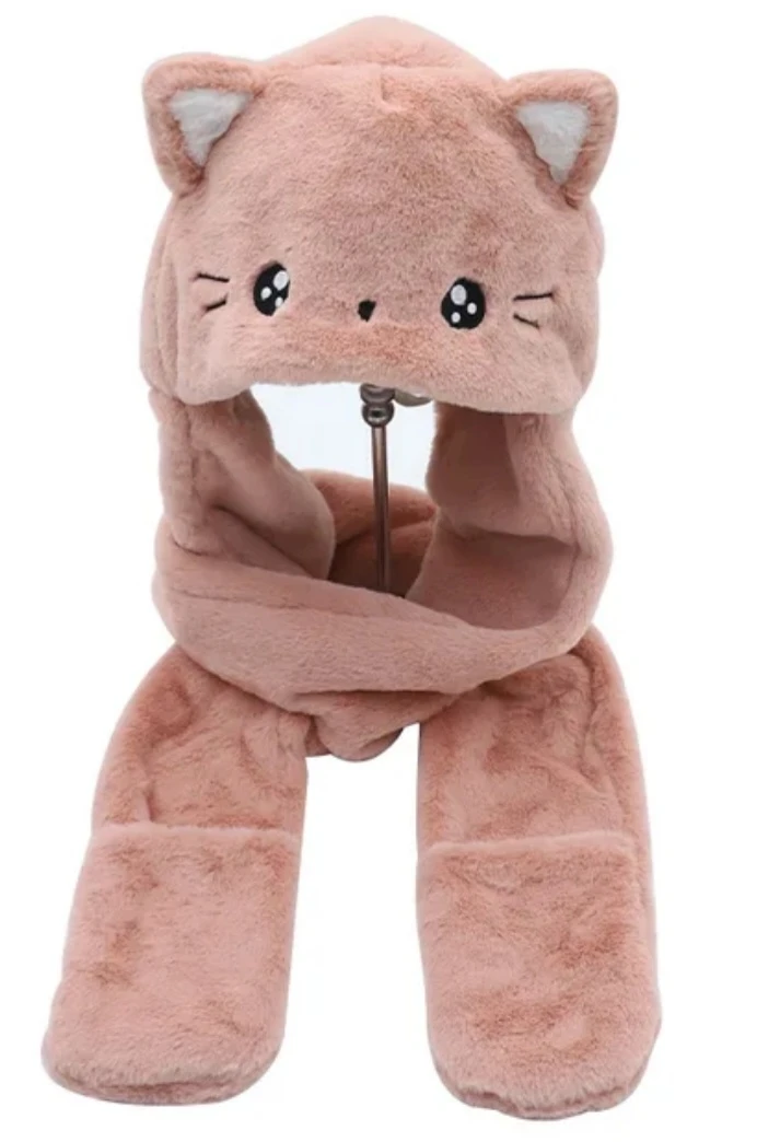 Animal Hood Scarf - Bear, Cat, Koala - photo 2