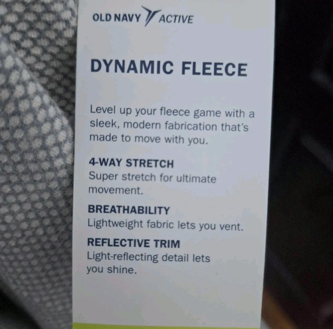 Old Navy Active Dynamic Fleece Hoodie Size Small #Cleanout image indicator(3)