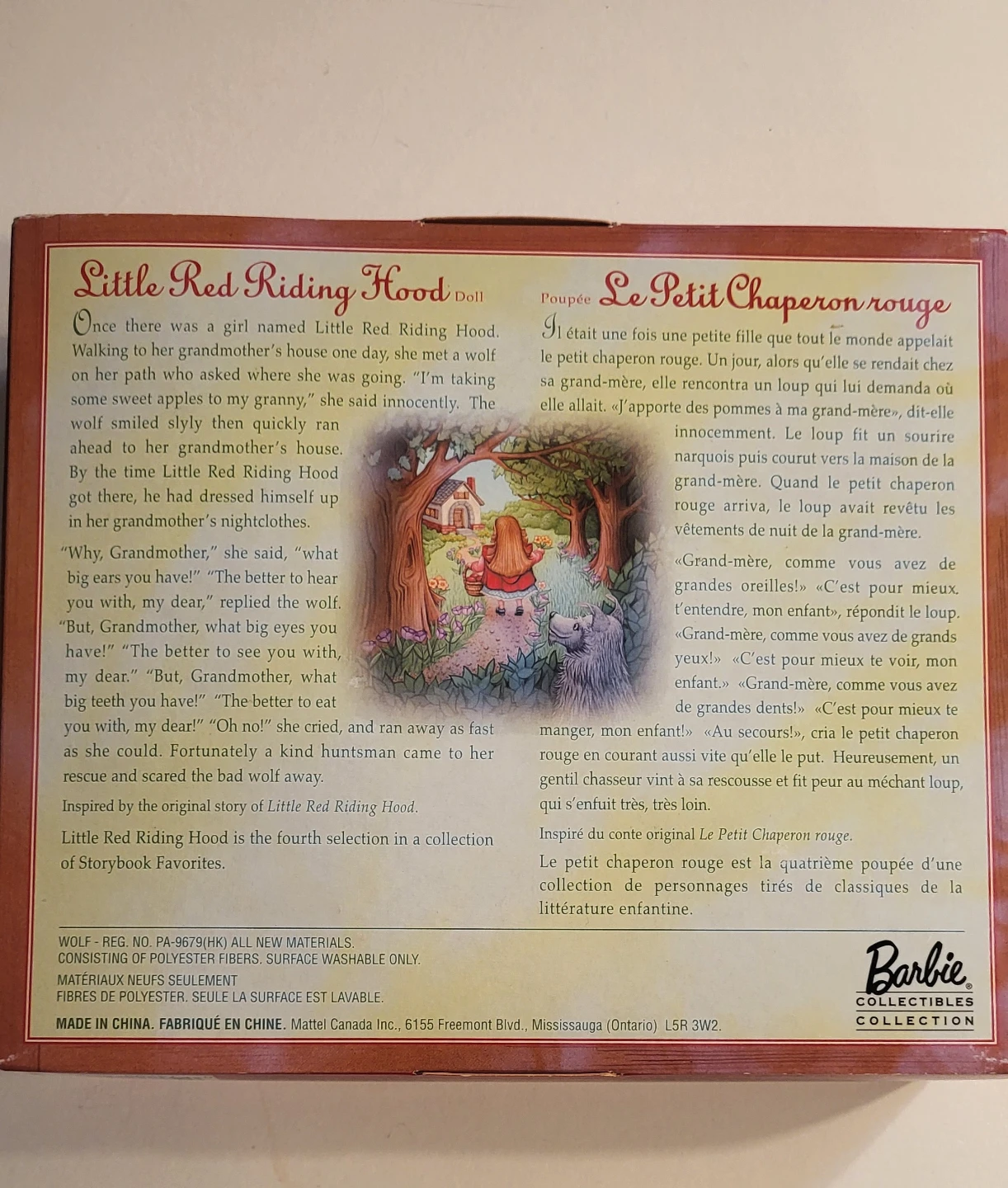 Barbie Little Red Riding Hood Doll Collector Edition - photo 2