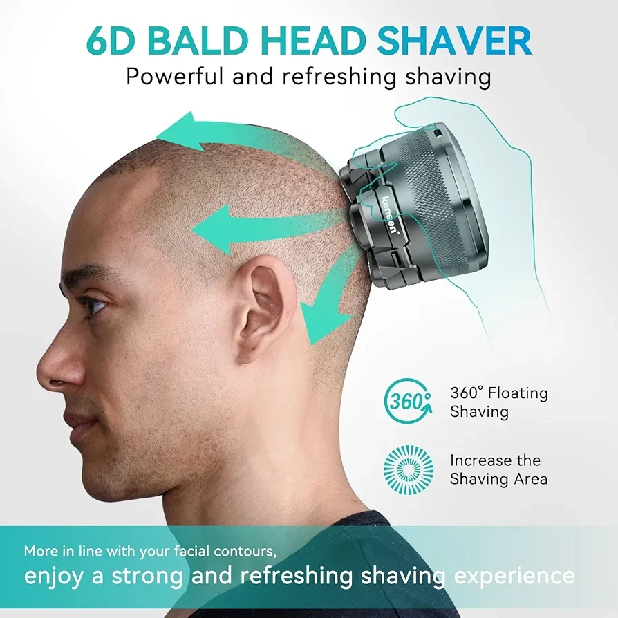 Kensen Series S15 6D Bald Head Shaver - photo 2