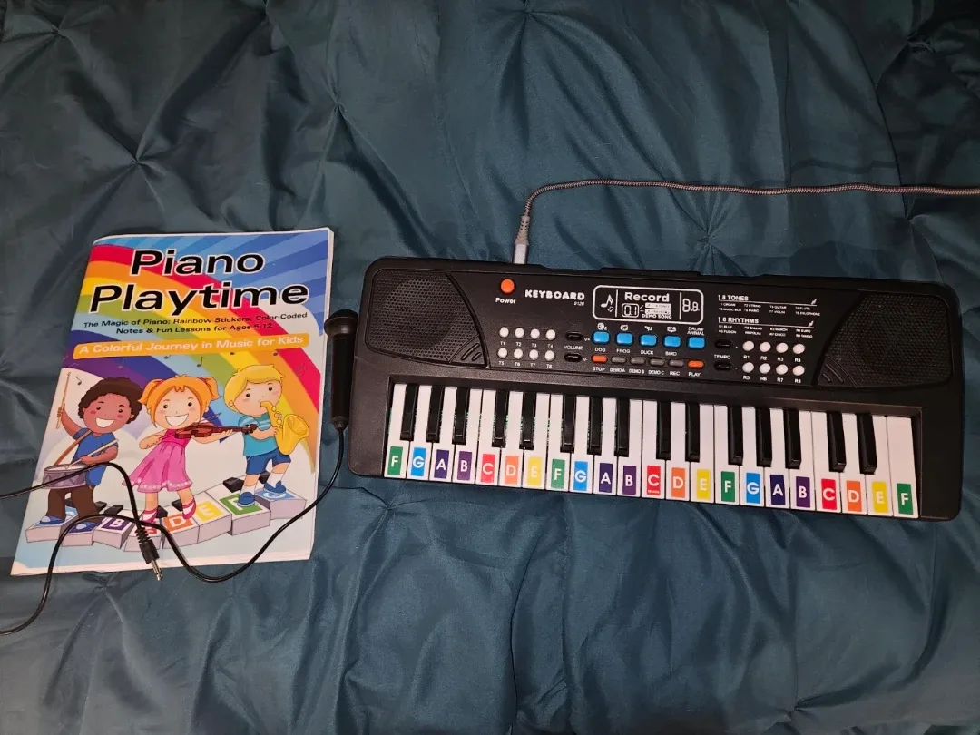 Kids Keyboard Piano with Piano Playtime Book