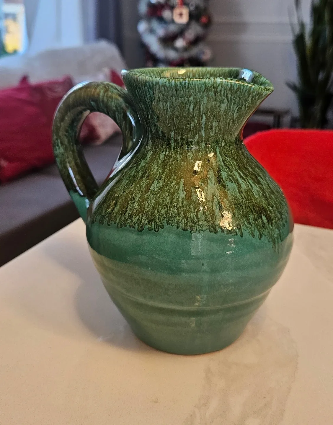 Hand Thrown Pottery Pitcher