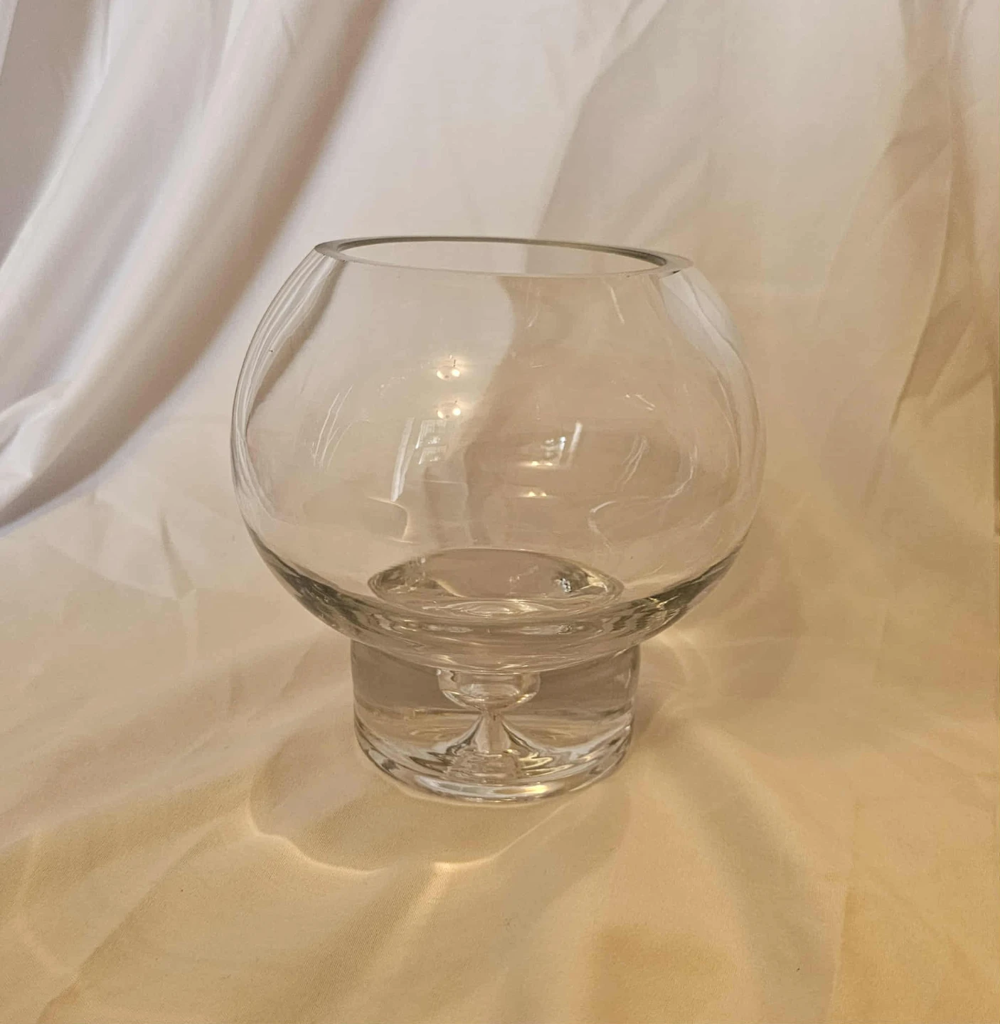 Small Hurricane Glass Vase