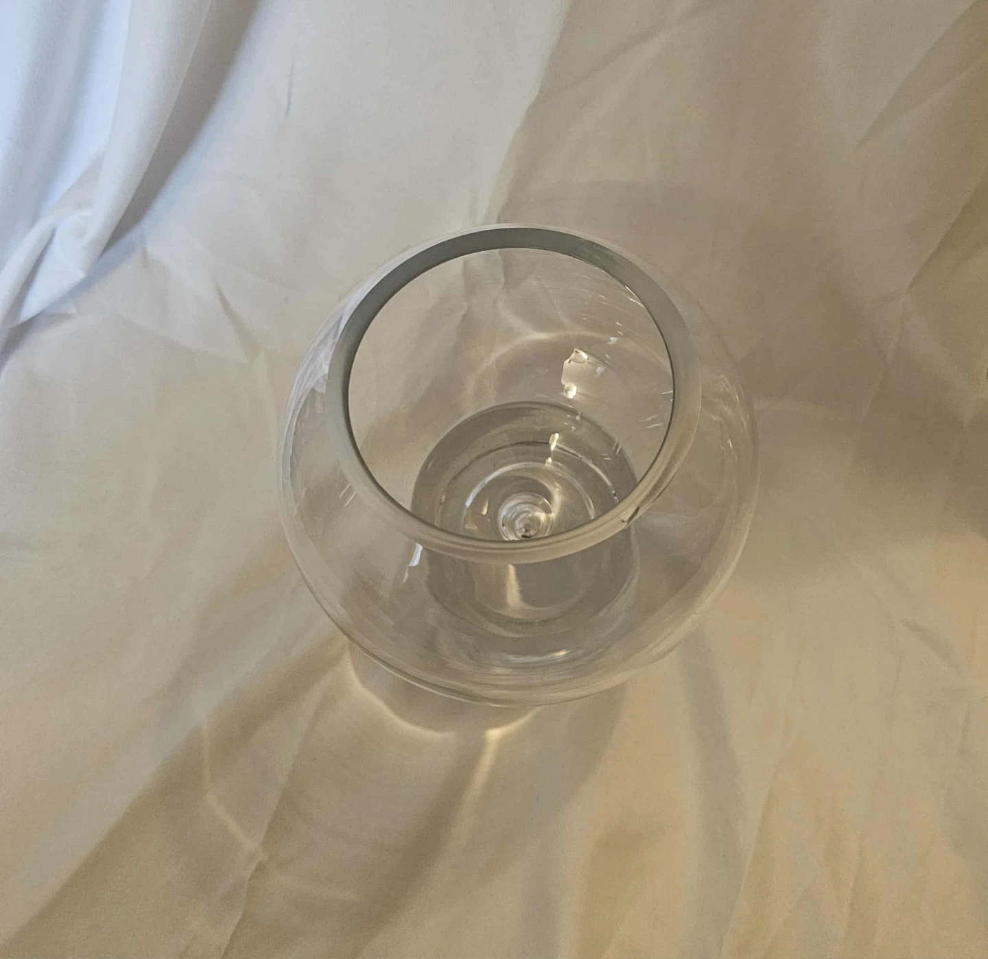 Small Hurricane Glass Vase - photo 2