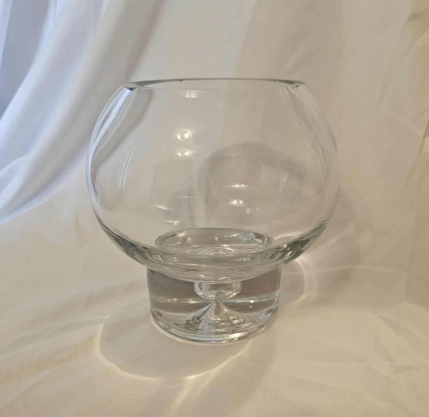 Small Hurricane Glass Vase - photo 3