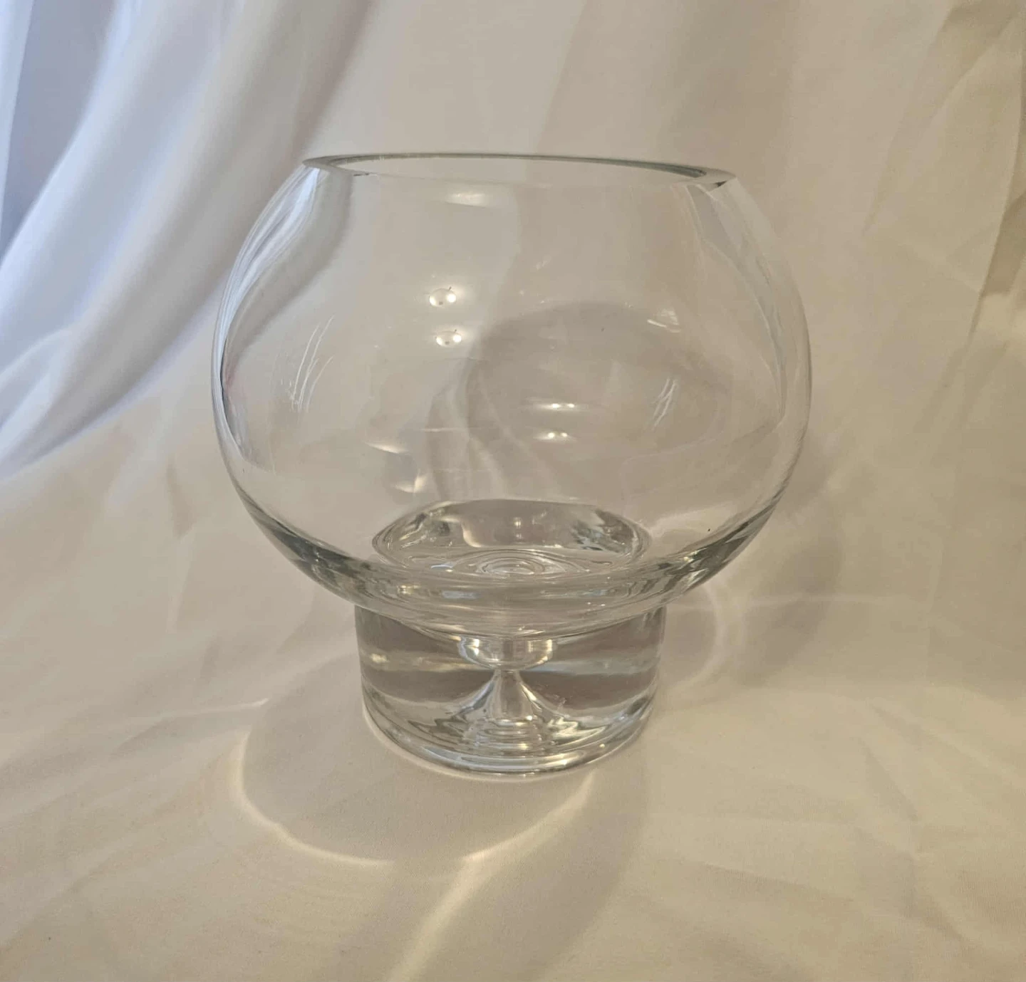 Small Hurricane Glass Vase - photo 4