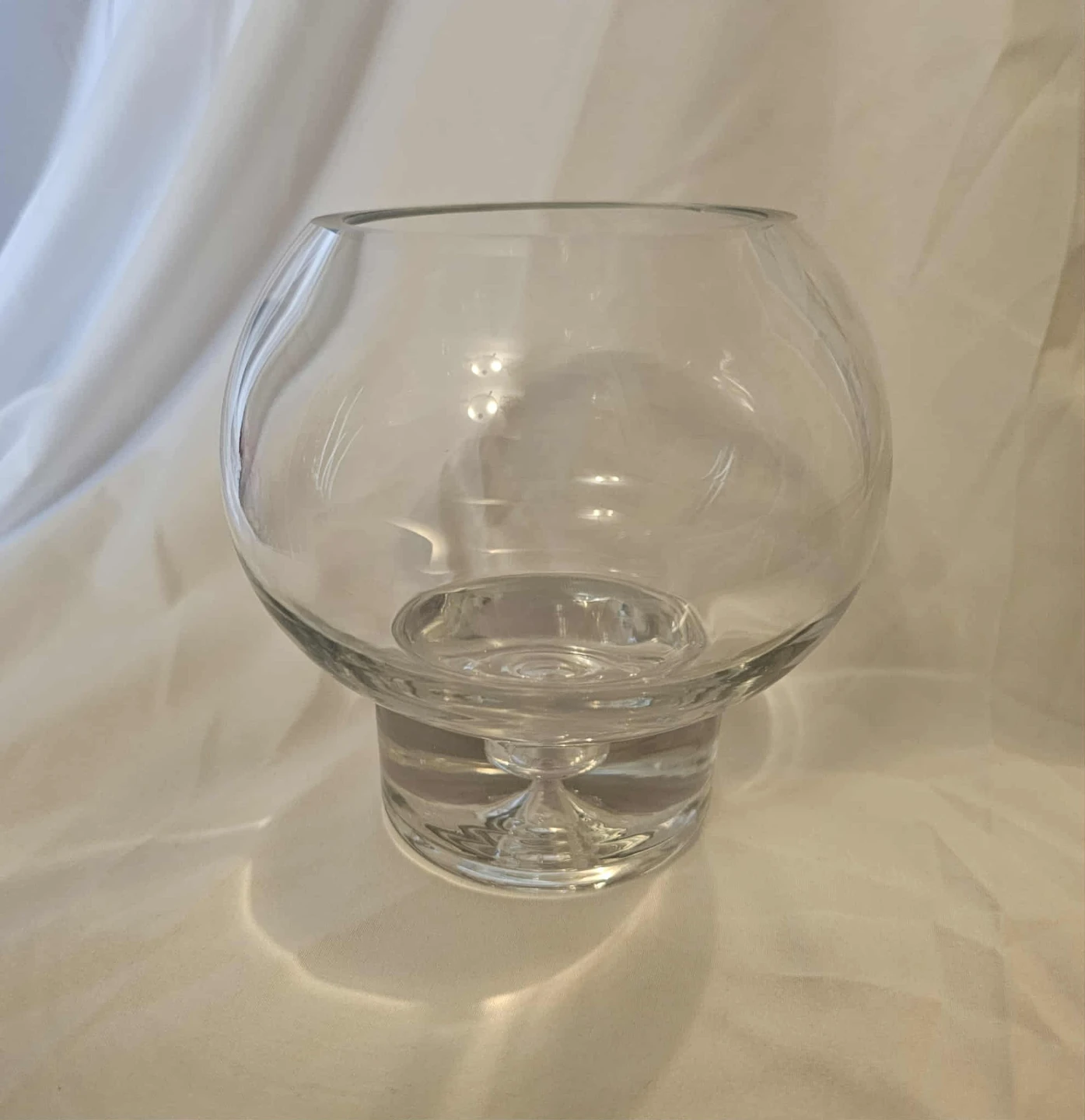 Small Hurricane Glass Vase - photo 5