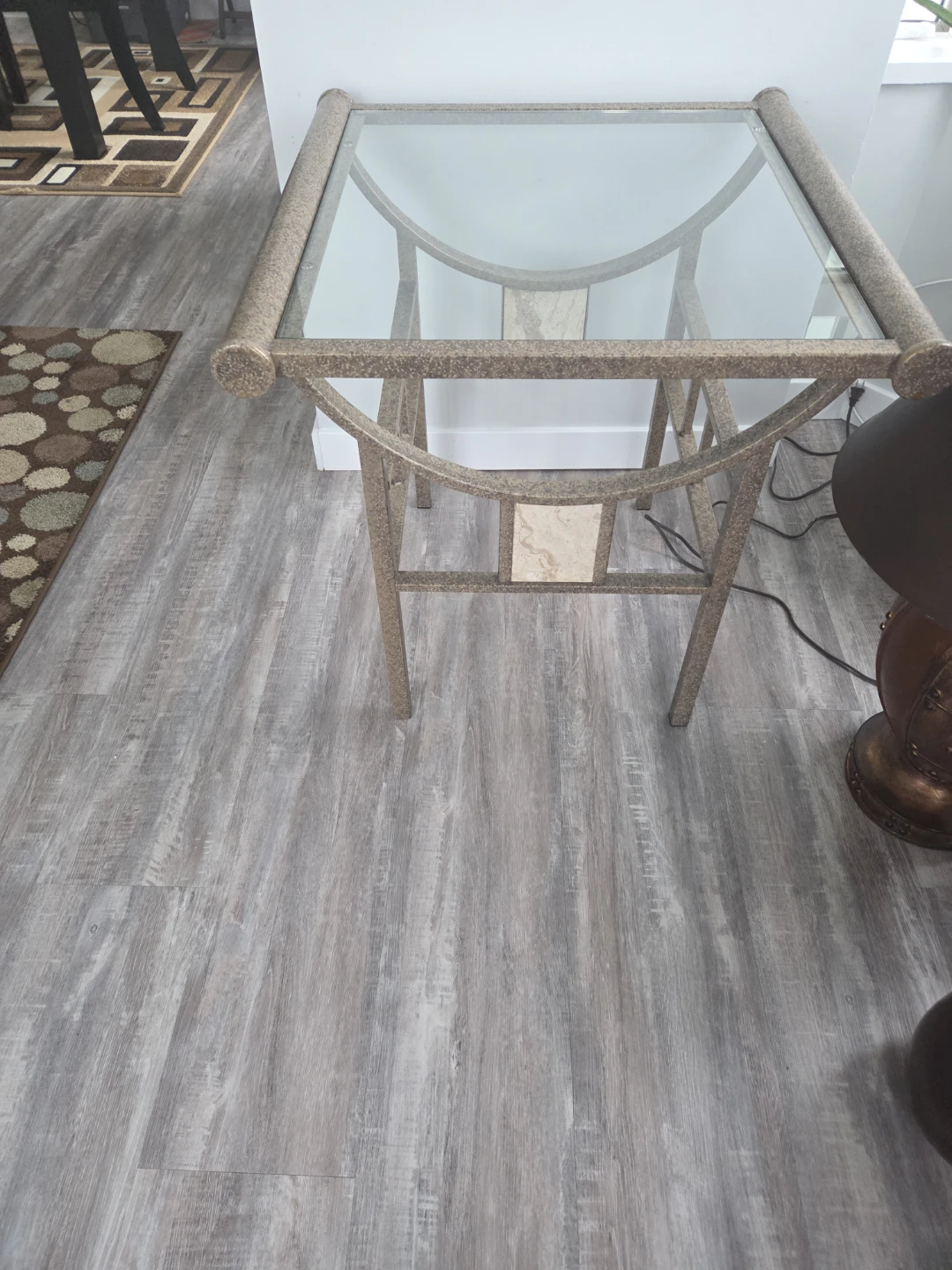 Glass Top Coffee Table and End Table Set - photo 2