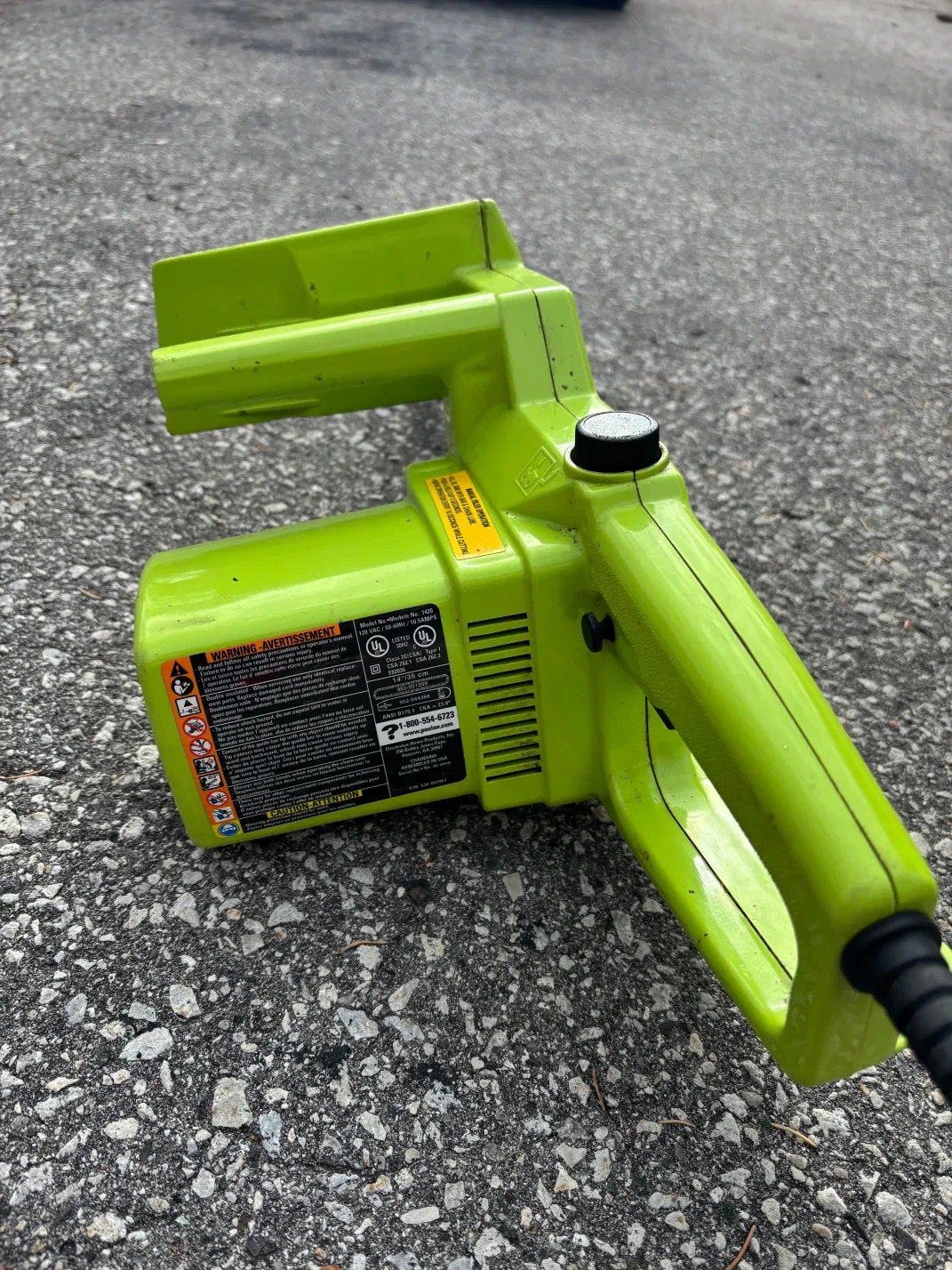 Poulan 2.0 Peak HP 14" Chainsaw #Cleanout image indicator(3)