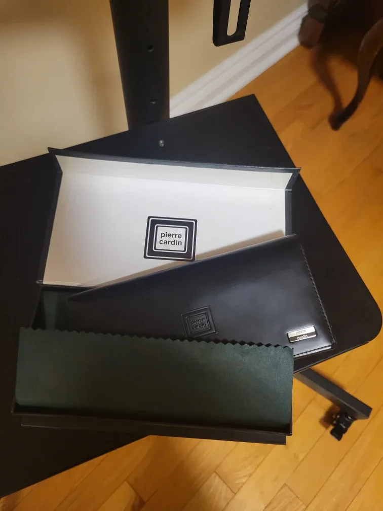 Pierre Cardin Black Wallet with Box