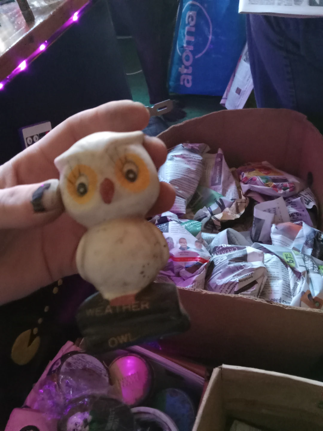 Vintage Weather Owl Figurine
