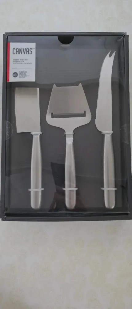 Canvas Cheese Knife Set - 3 Piece Set