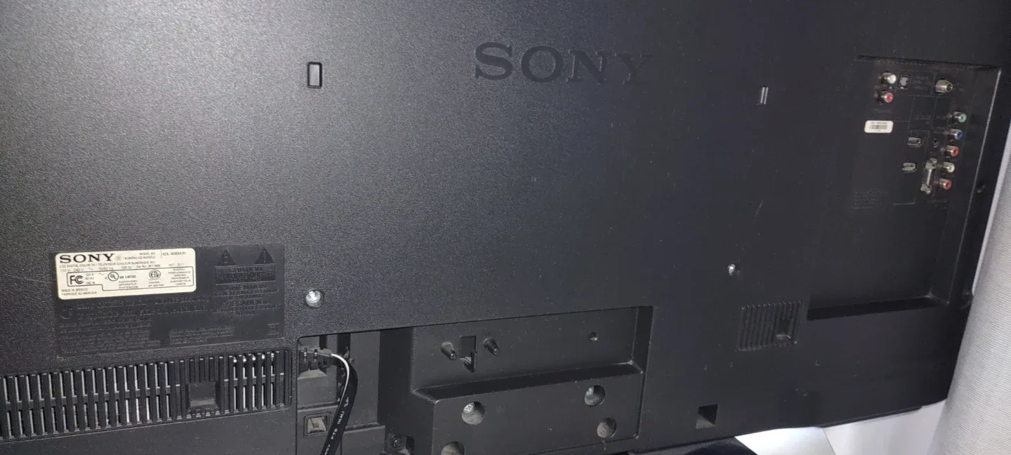 40" Sony Bravia -KDL40BX420 40" LCD TV -# cleanout image indicator(7)