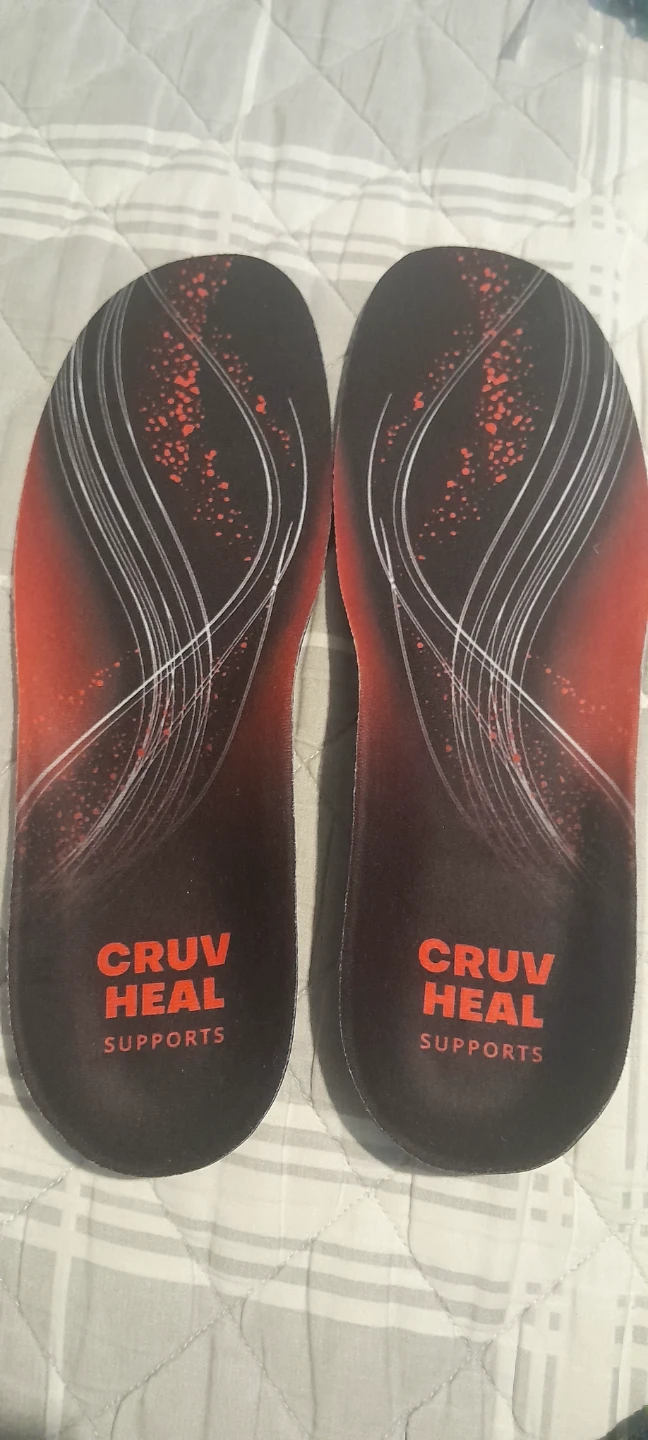 CRUV HEAL Orthotic Shoe Insoles - Size M - New