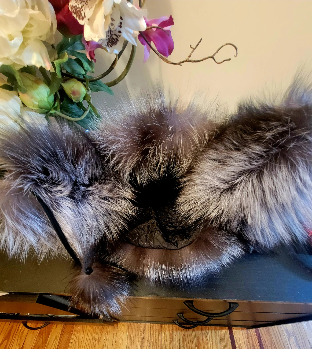Real Fox winter hat - photo 4