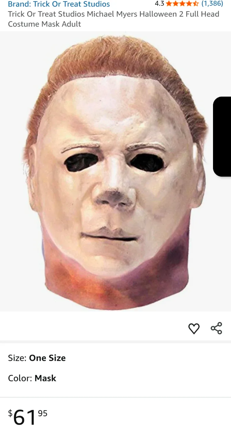 Trick or Treat Studios Halloween II Michael Myers Mask image indicator(8)