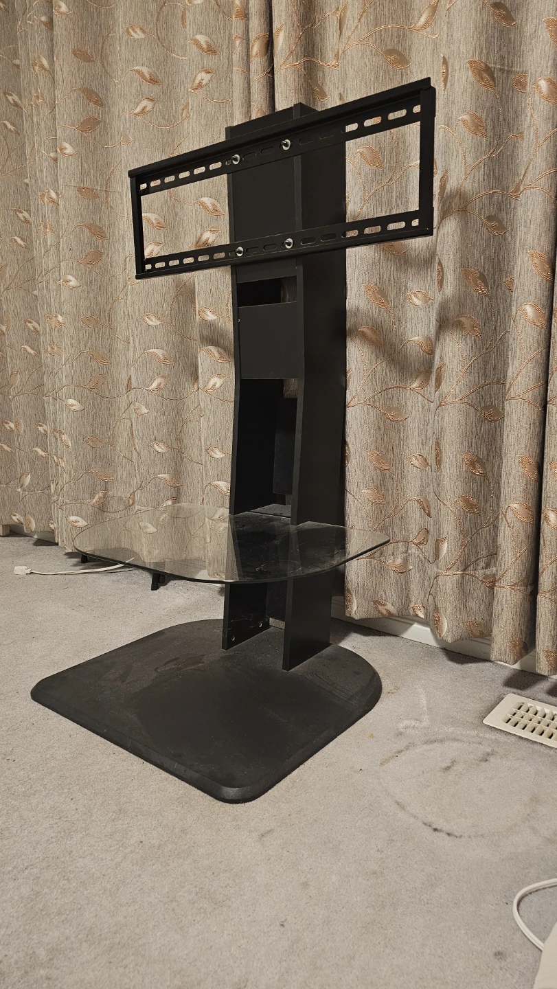 Black TV Stand with Mount