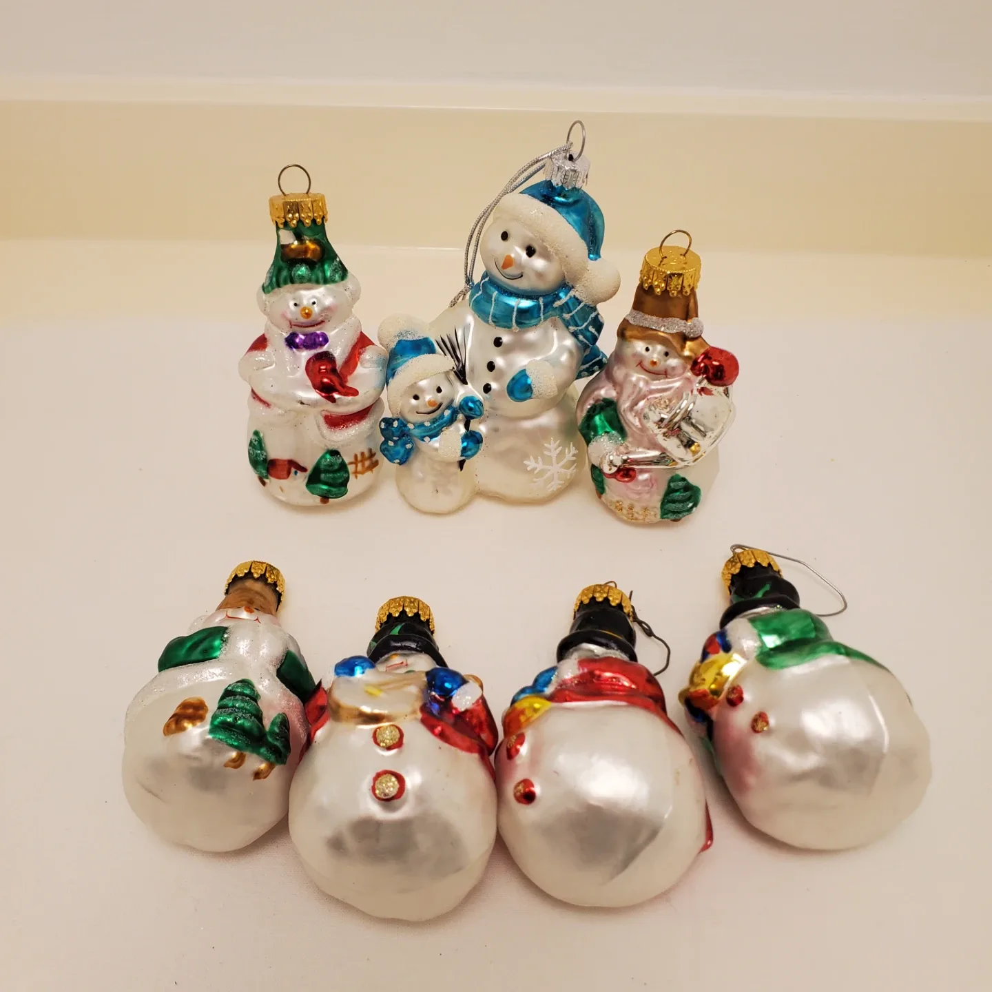 Glass Christmas Ornaments #cleanout