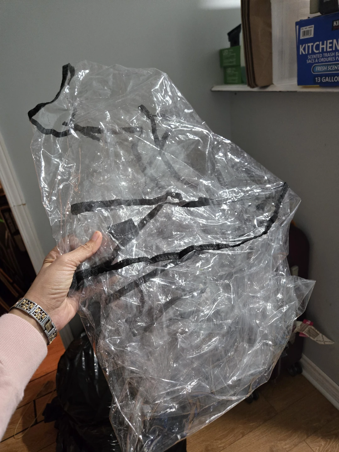 Clear Plastic rain cover for stroller