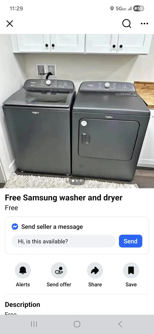 Samnsung Washer and Dryer Set