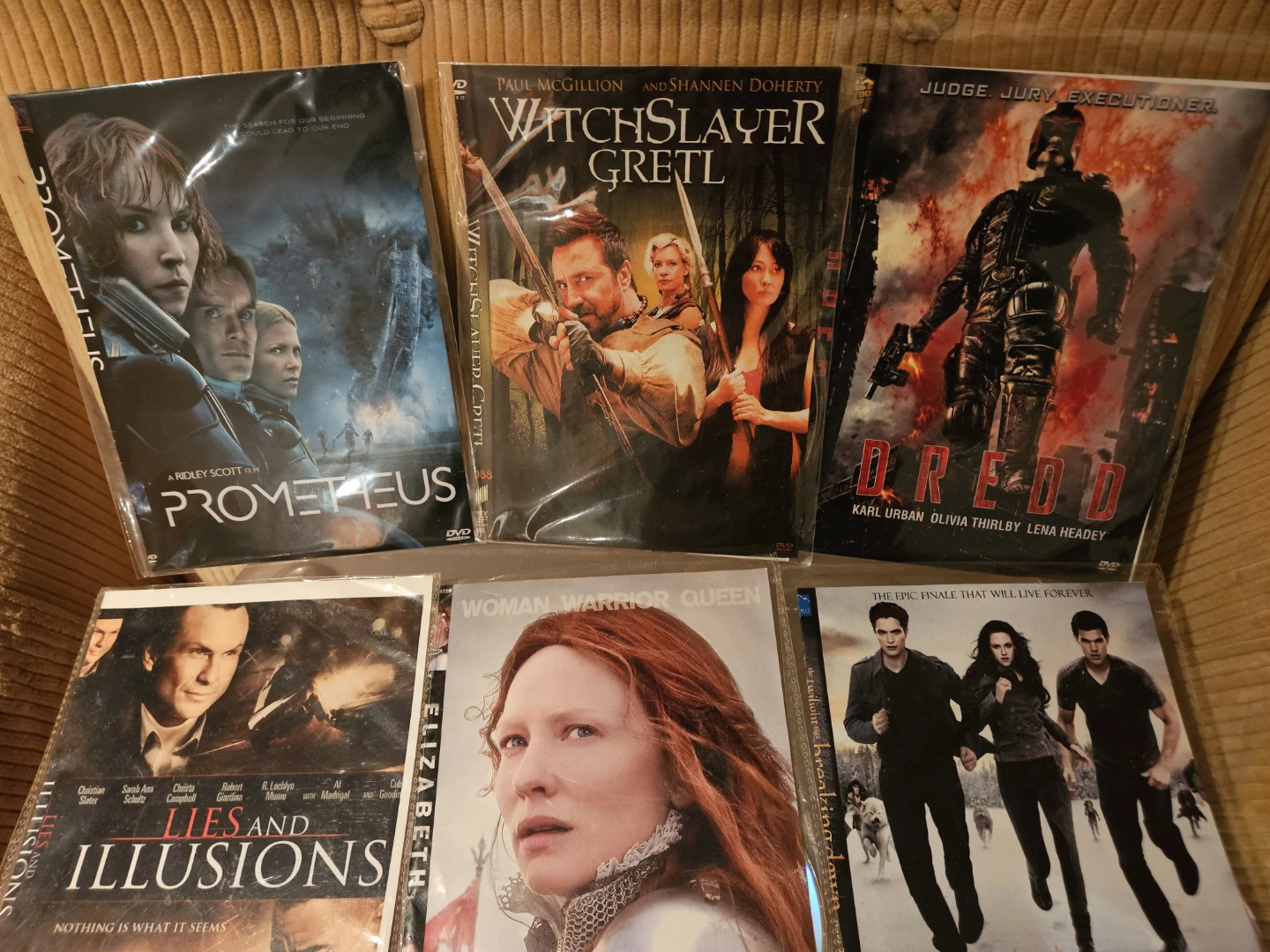 Various genres if DVDs