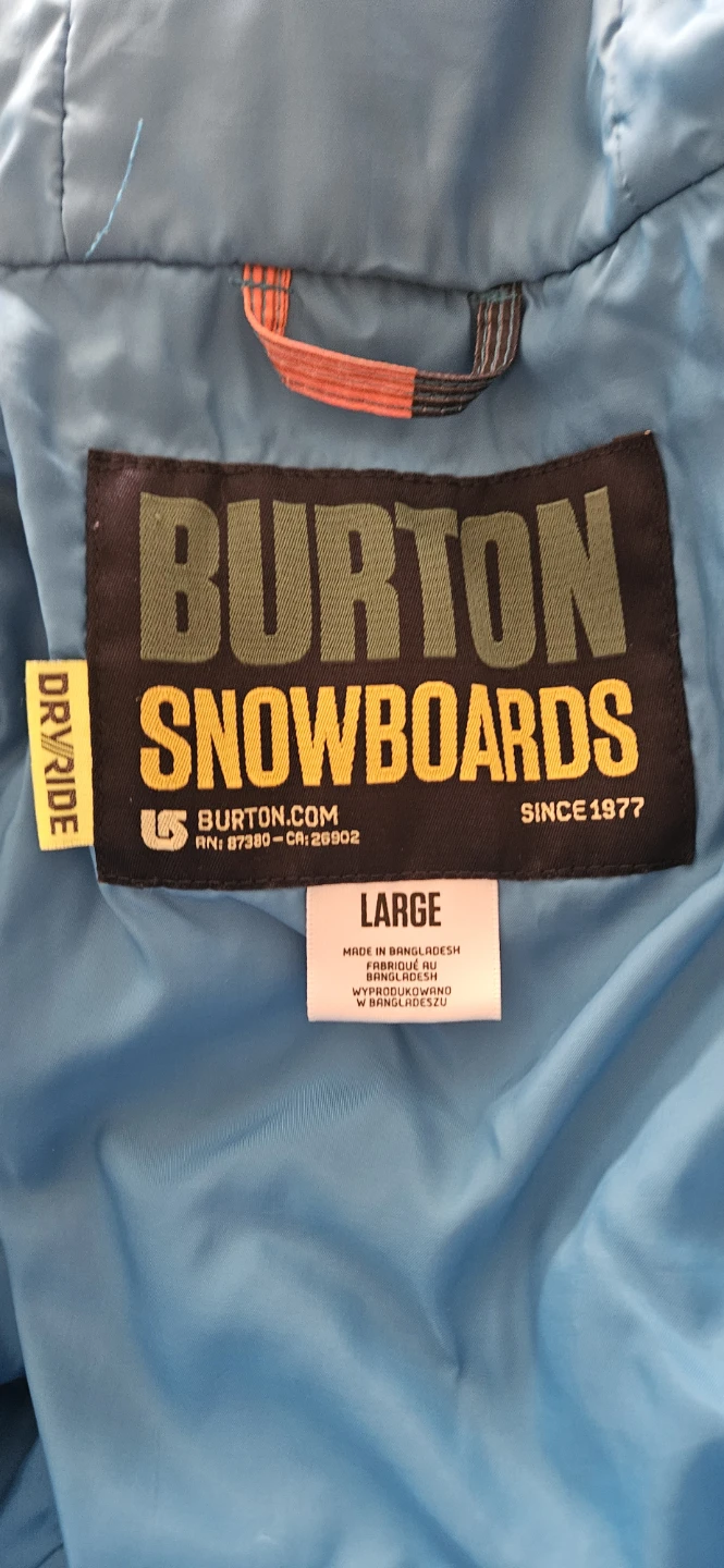 Burton Snowboards Jacket - Size Large - photo 3