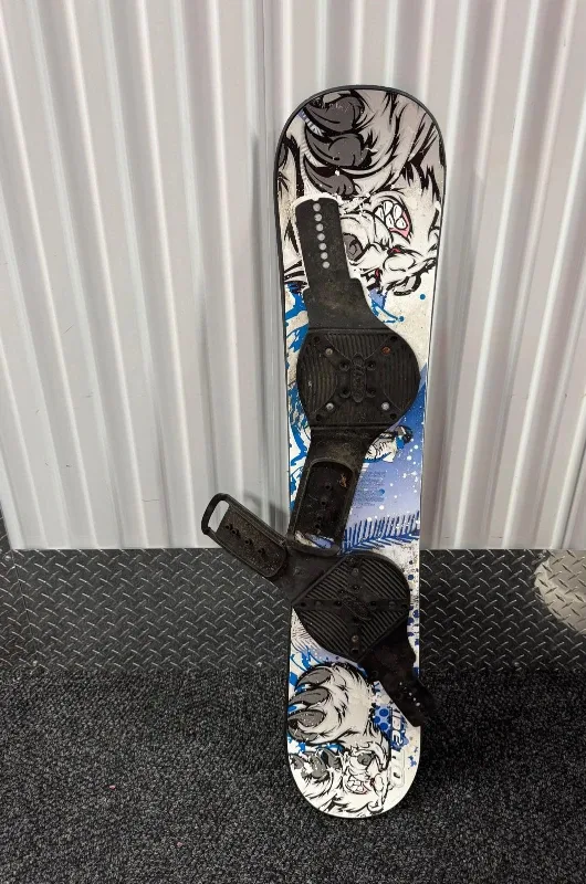 Snowboard with Bindings