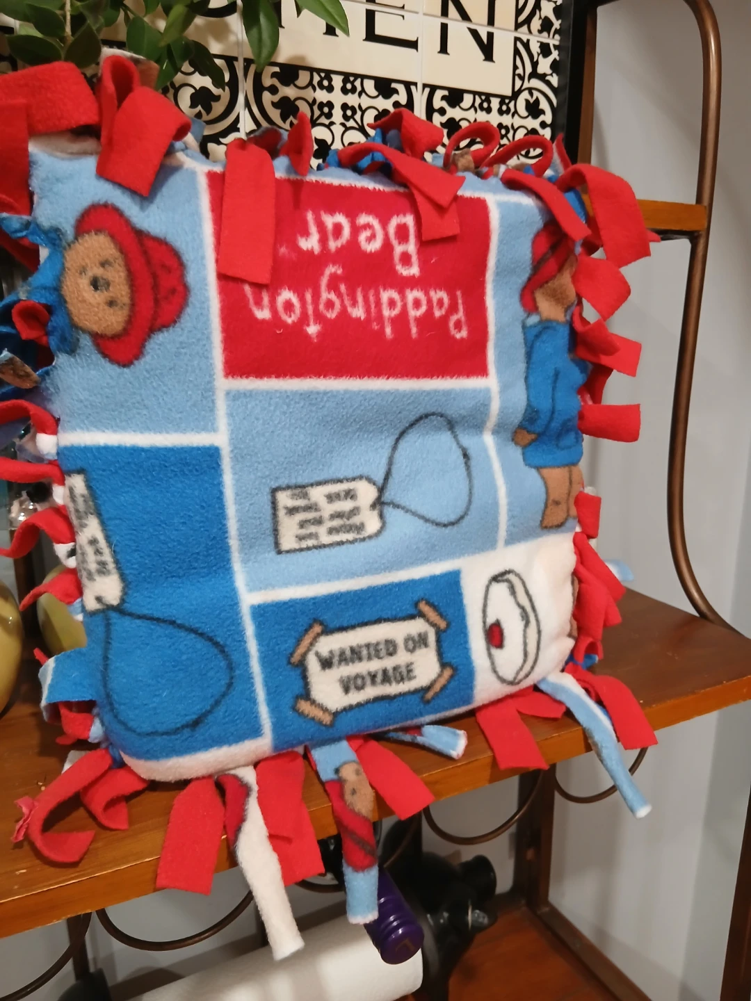 Paddington Bear Fleece Pillow