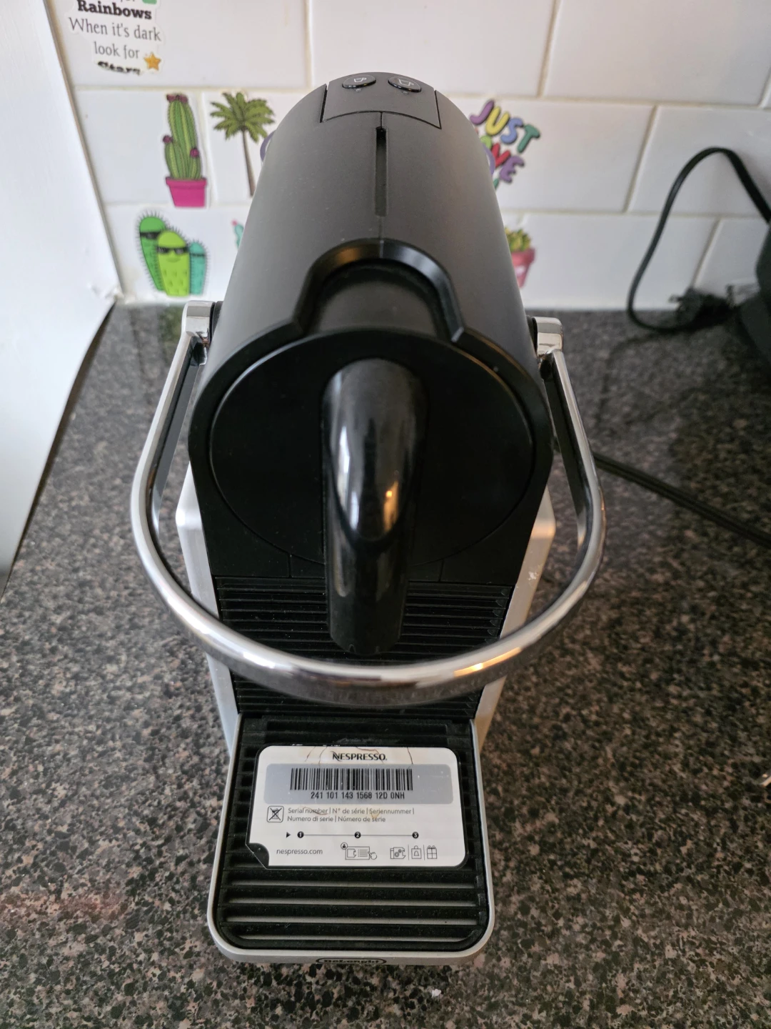 Nespresso Essenza Mini Coffee Machine - Black/Silver - photo 3