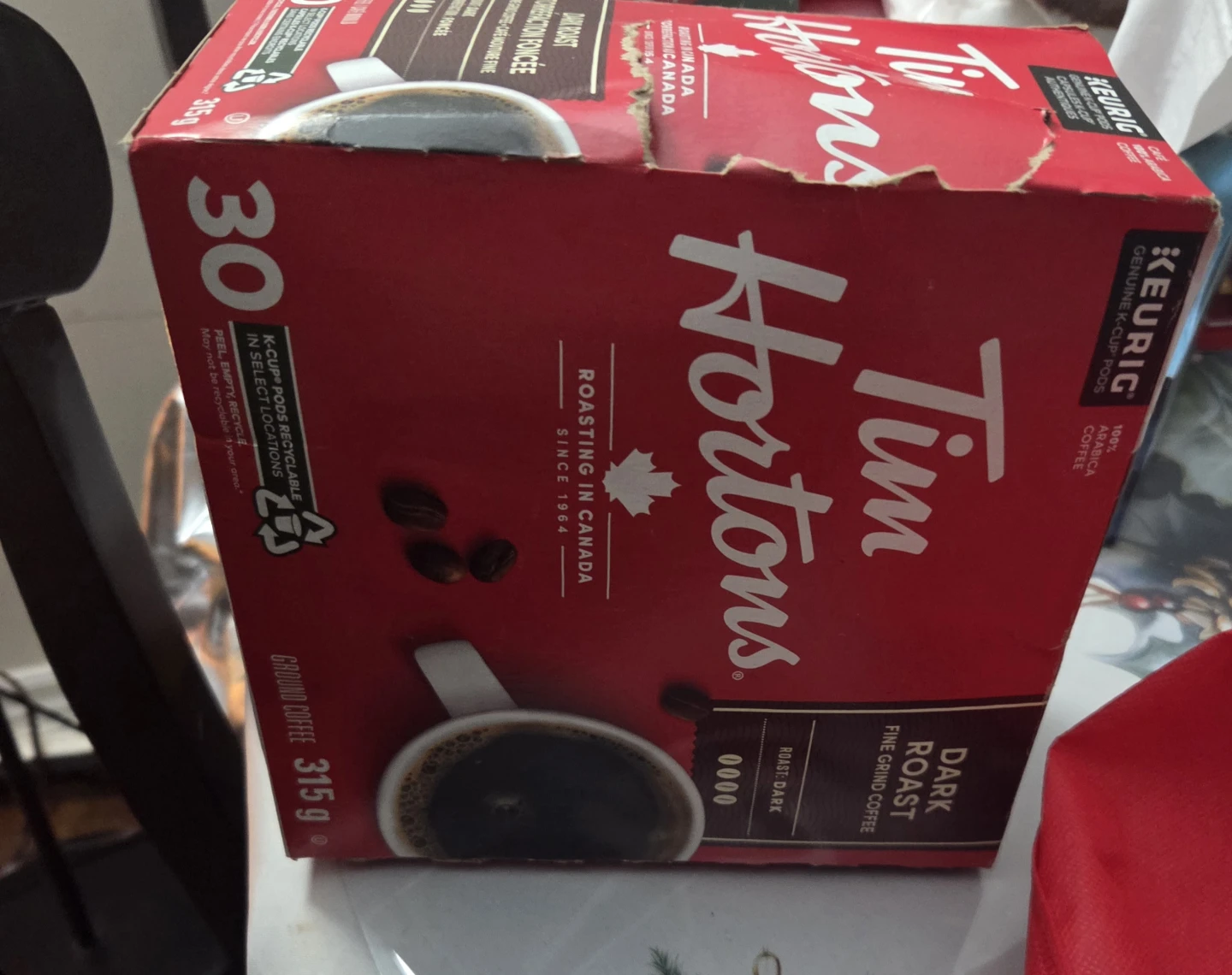 #gifting Tim Hortons Dark Roast K-Cup Pods (30)