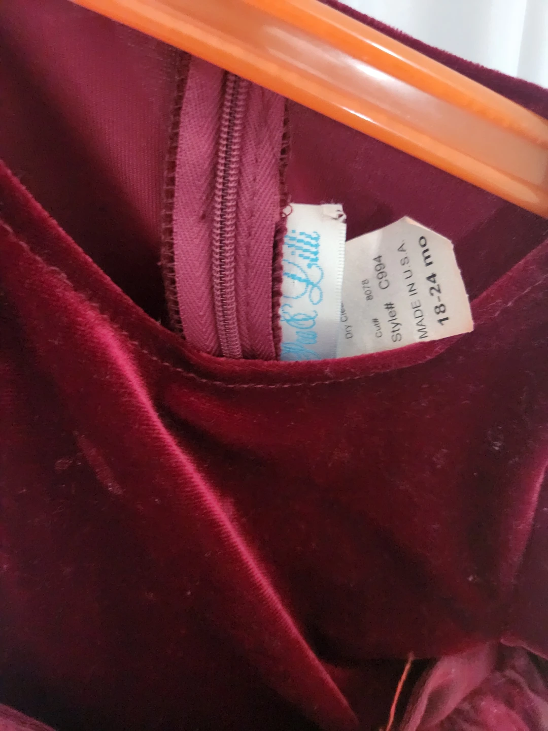 Holly Lilli Burgundy Dress (18-24 months) - photo 3