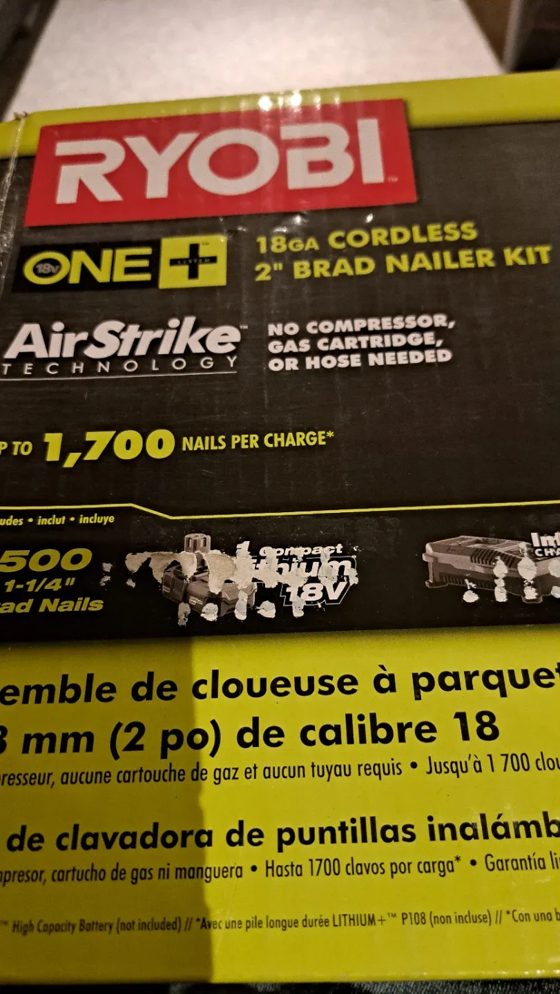 Ryobi 18GA Cordless Brushless 2" Brad Nailer image indicator(9)