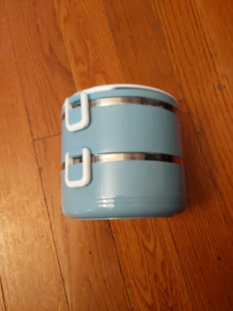 Blue Stainless Steel Lunch Box #Cleanout image indicator(3)