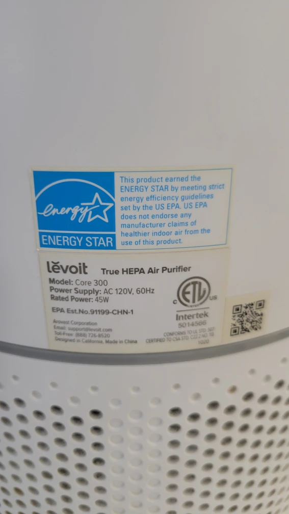 Levoit Core 300 True HEPA Air Purifier - photo 3