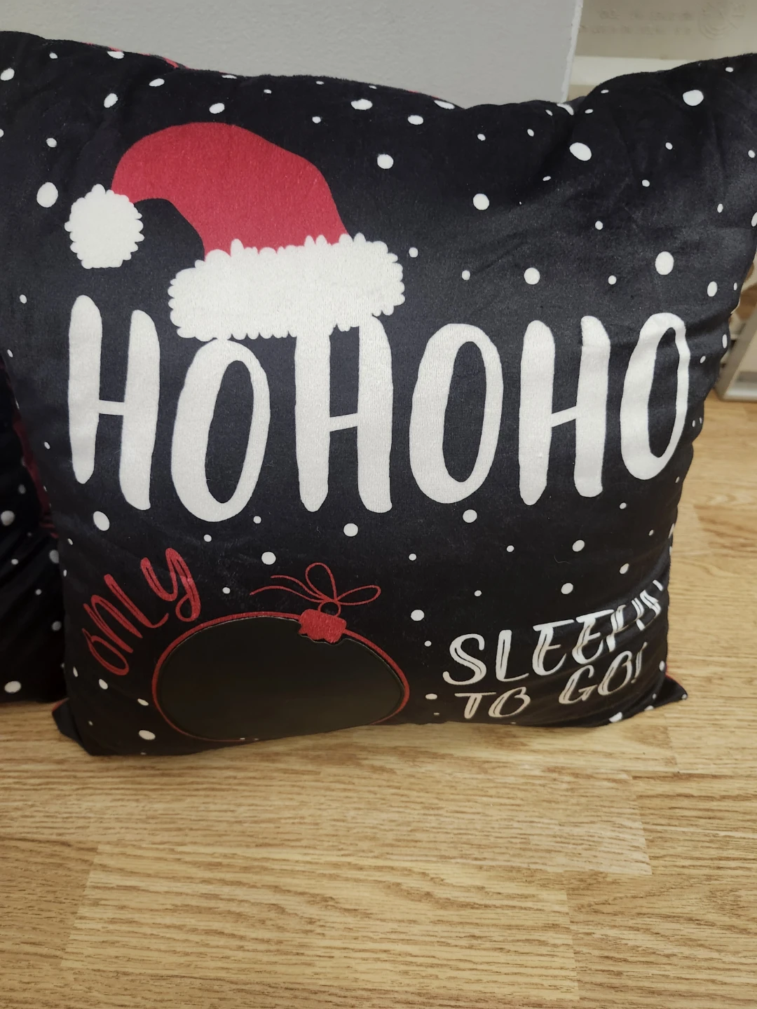 (2) New Chalk Write On Countdown Christmas Pillows - photo 5