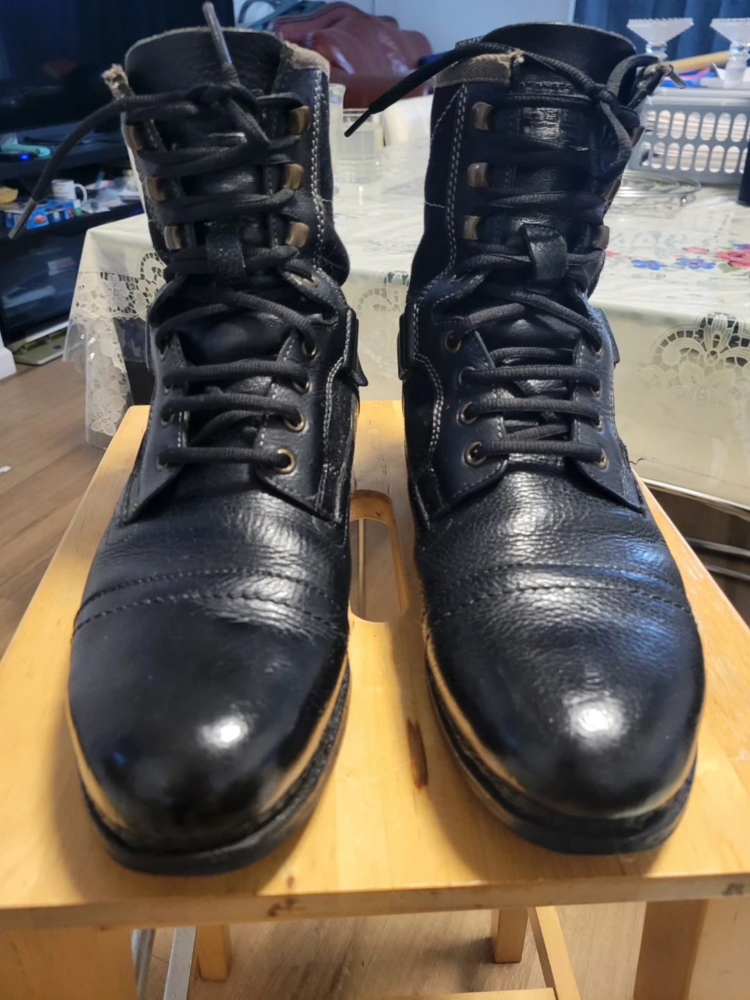 G-Star RAW Black Leather Boots - photo 2