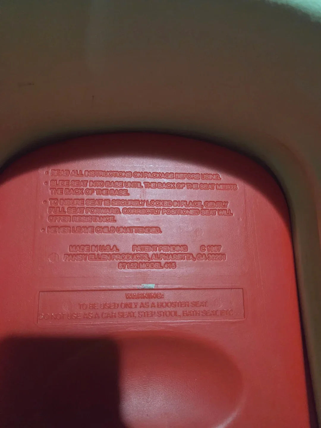 Like New Adjustable Durable Booster Seat image indicator(4)